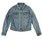 Peacocks denim jacket women's size 14 light blue button up