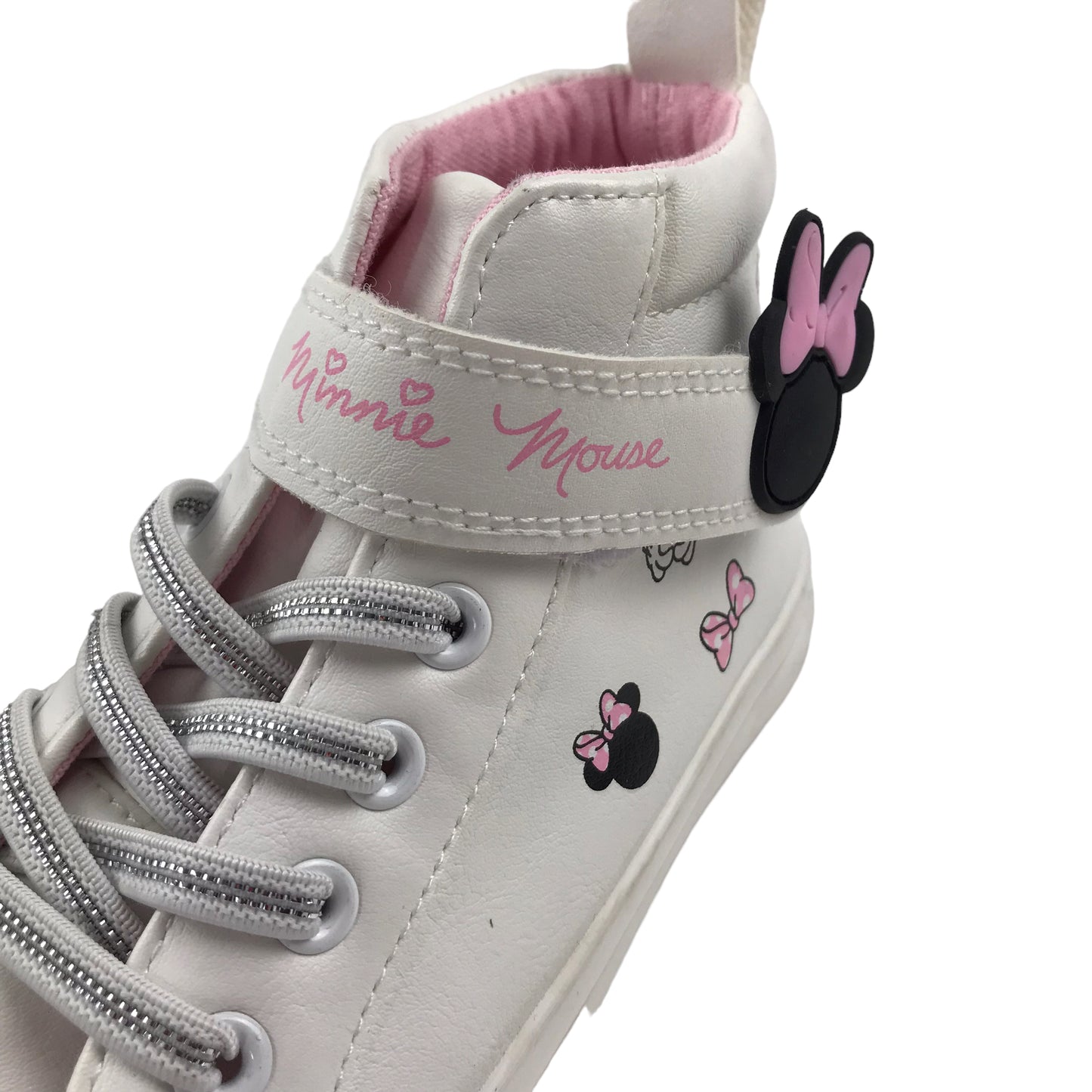 Disney Shoe Size 13 junior White Minnie Mouse Graphics