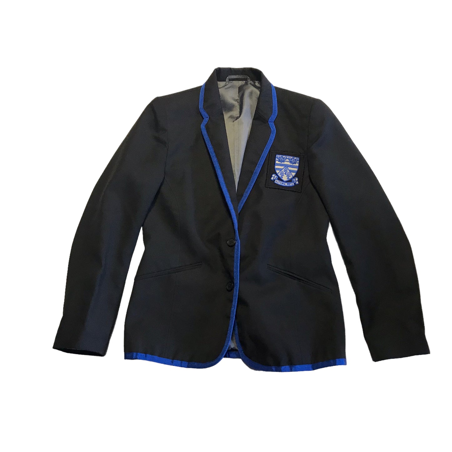 Whitehill Secondary Black School Blazers with Blue Rim
