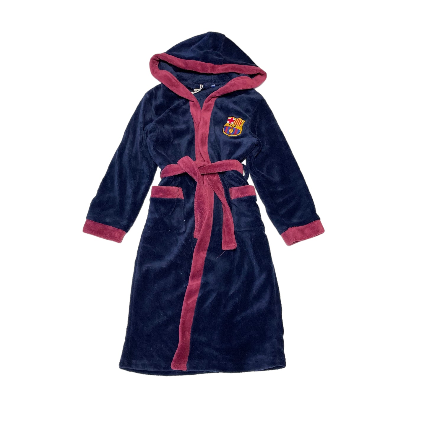 FC Barcelona Navy and Burgundy Dressing Gown Age 11