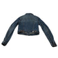 & Jacket UK 8 blue denim jacket cotton elastane