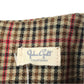John Galt 10-11 years brown check skirt polyester viscose elastane