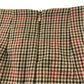 John Galt 10-11 years brown check skirt polyester viscose elastane