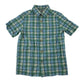 John Lewis 5 years green check shirt cotton