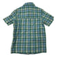 John Lewis 5 years green check shirt cotton