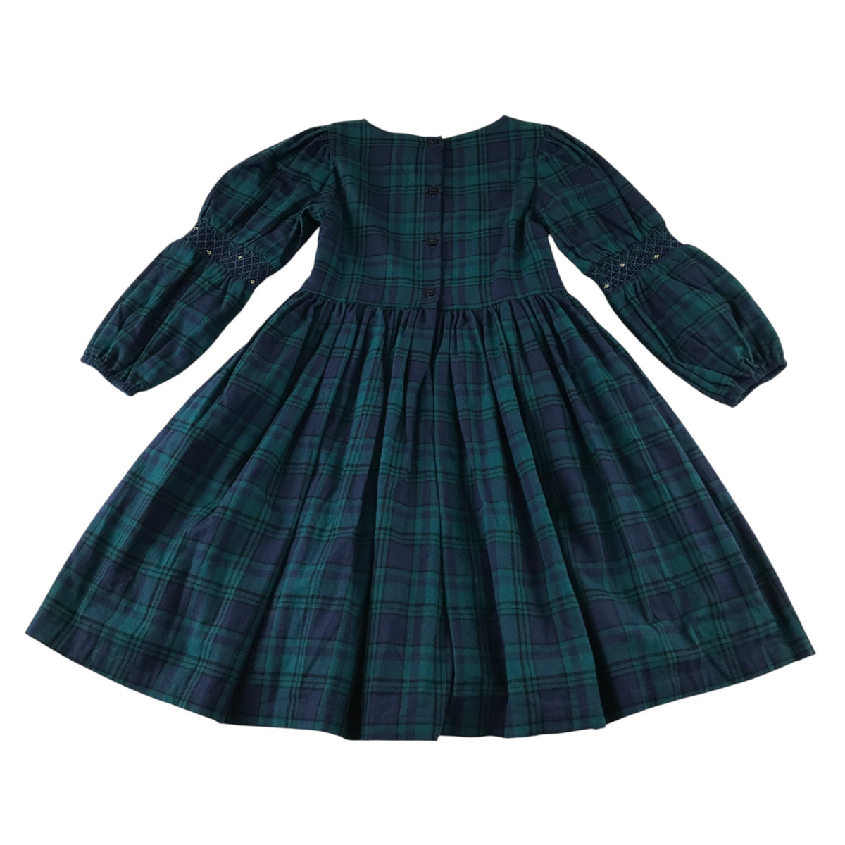 John Lewis 6 years blackwatch tartan check dress cotton