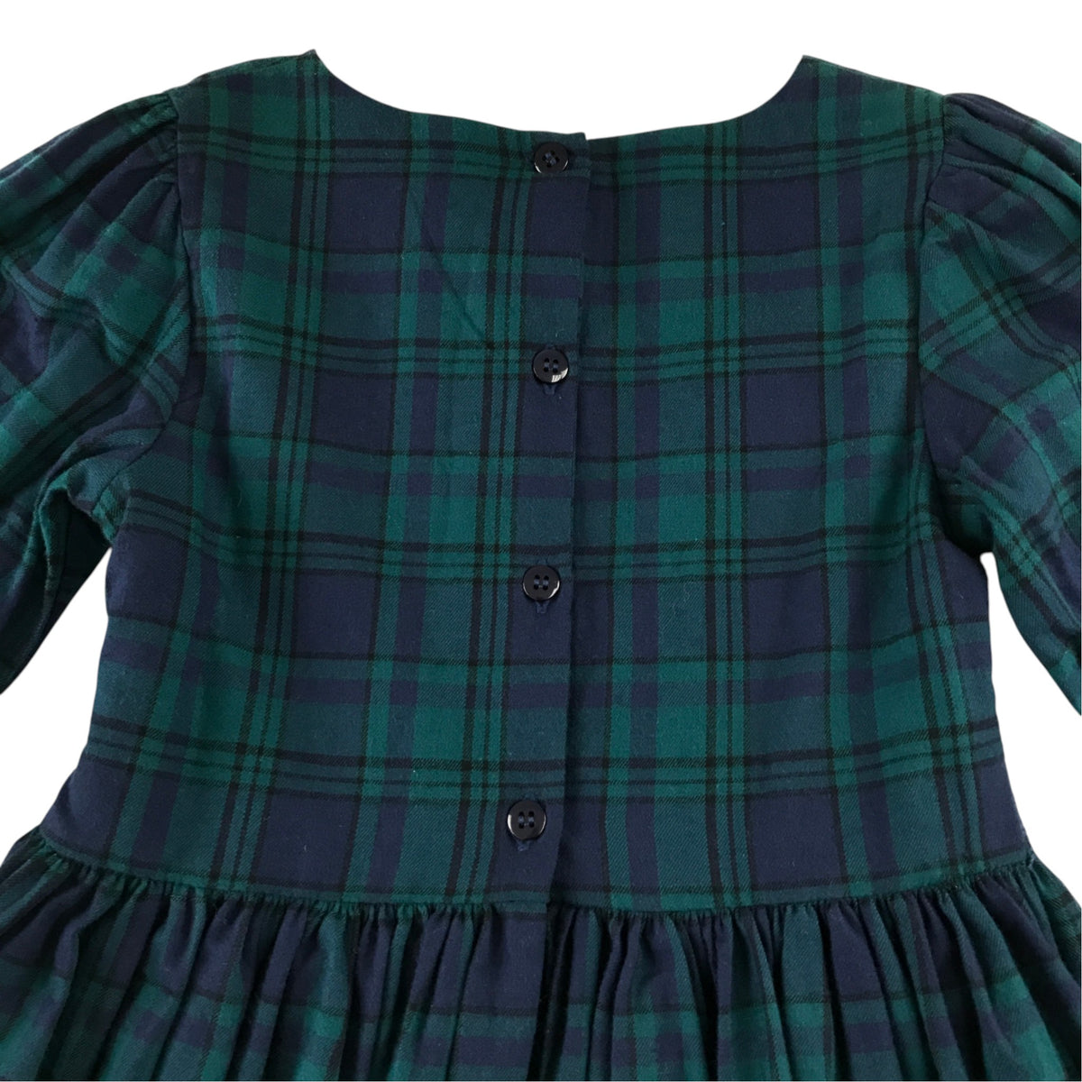 John Lewis 6 years blackwatch tartan check dress cotton
