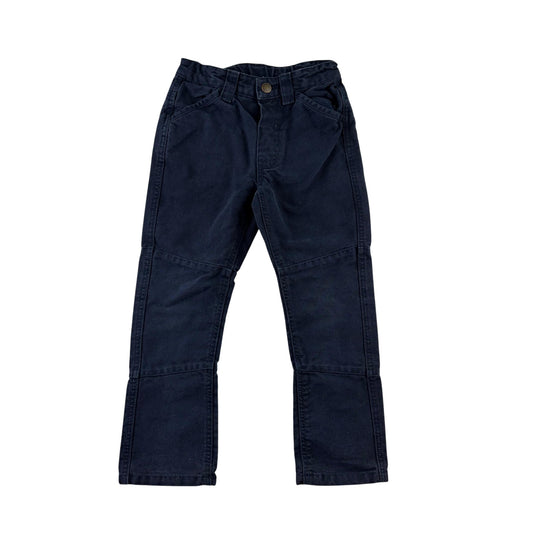 John Lewis 6 years navy blue cargo style trousers cotton