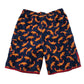 John Lewis 12-13 years blue and orange swim trunks koi fish polyester
