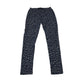 John lewis 10-11 years navy blue and sparkly leopard spot leggings cotton elastane
