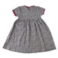 Jojo Maman Bebe 5-6 years pink and blue floral cotton dress