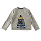 Jojo Maman Bebe 5-6 years grey sweater walrus cotton