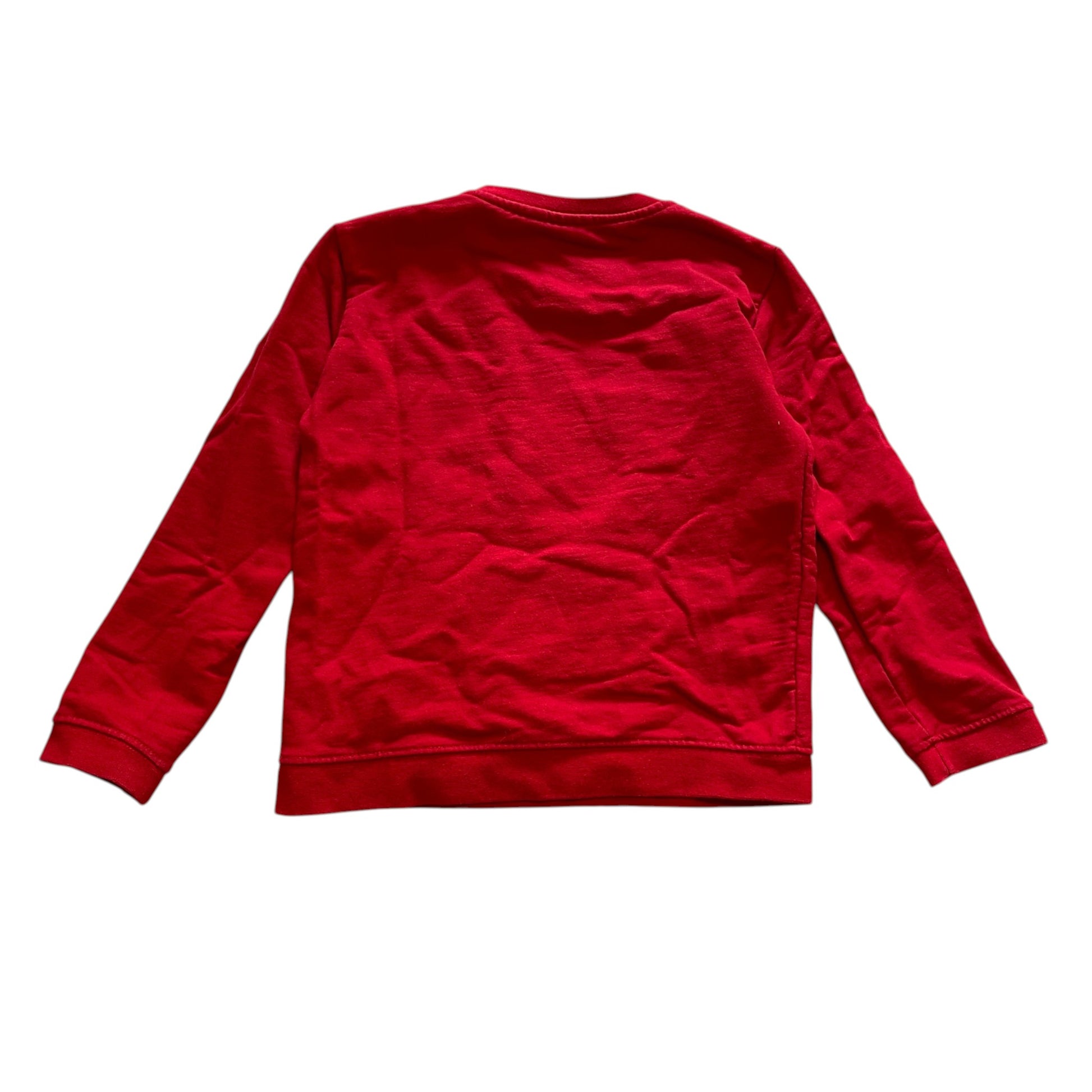 Jojo Maman Bebe 5-6 years red Rudolph Christmas sweater cotton