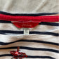 Joules 7-8 years white t-shirt Christmas flip sequin t-shirt cotton