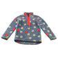 Joules 9-10 years blue spotted fleece jacket polyester