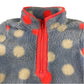 Joules 9-10 years blue spotted fleece jacket polyester