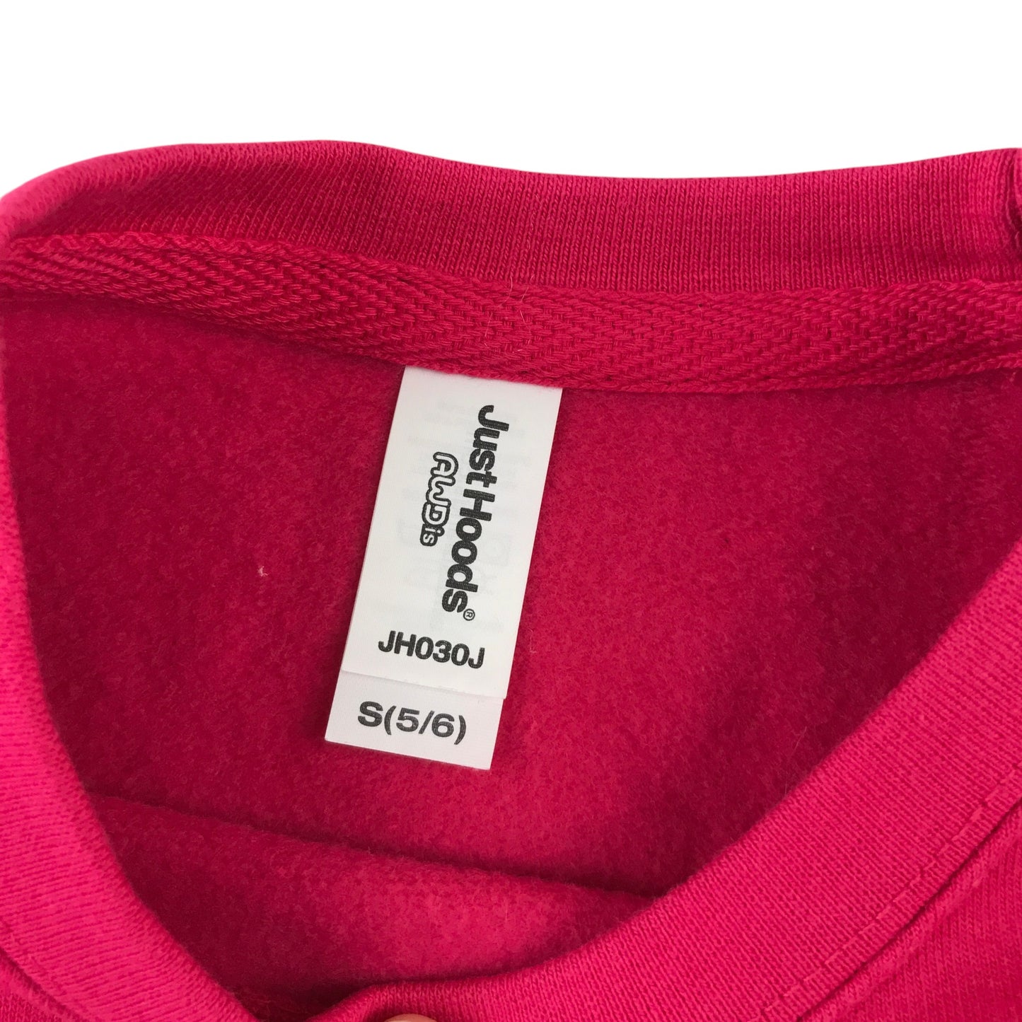 JustHoods 5-6 years bright pink sweater cotton polyester