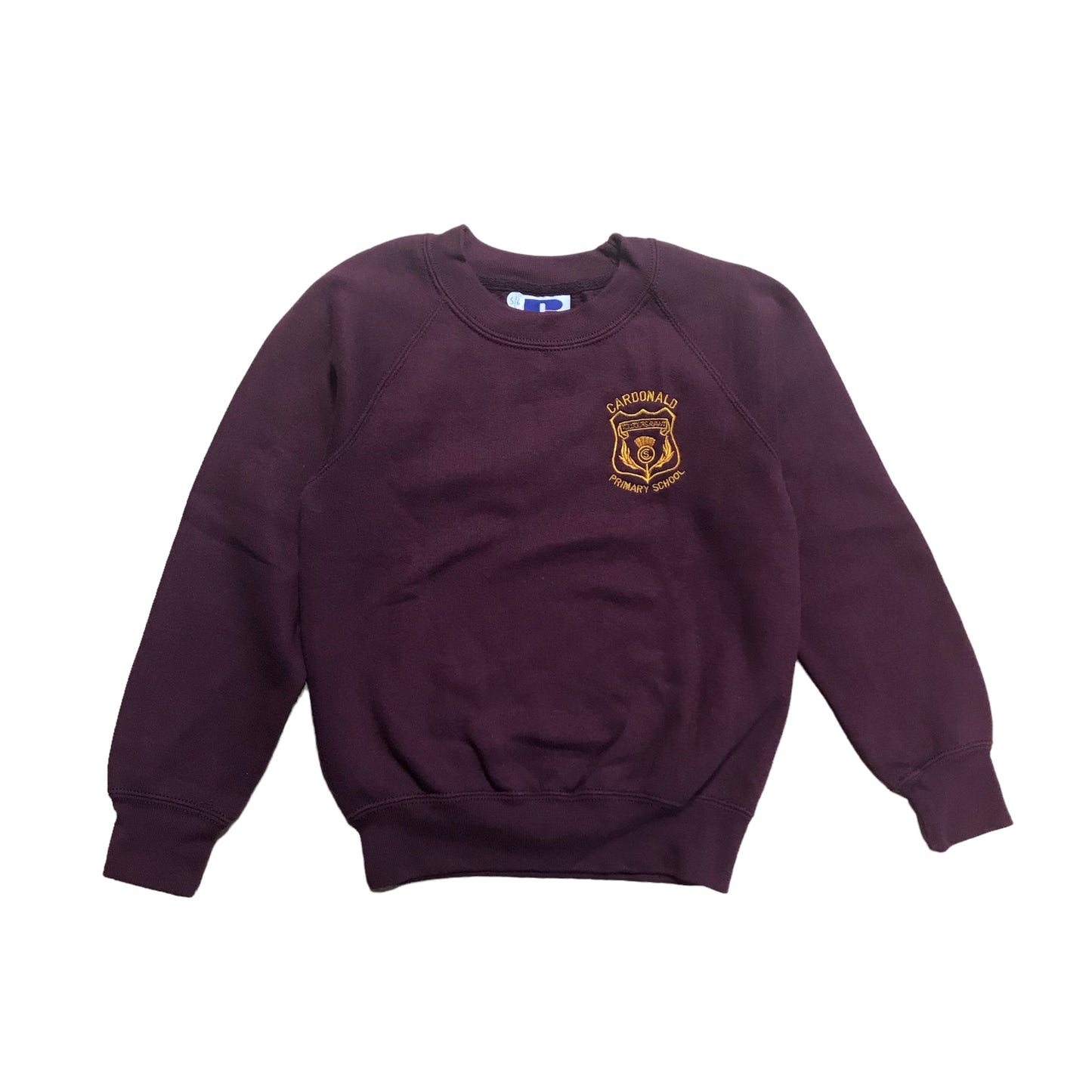 *Cardonald Primary Burgundy Crewneck Sweatshirt