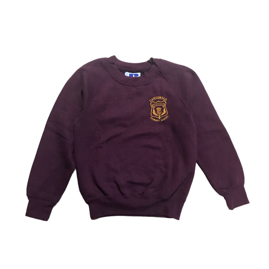 Cardonald Primary Burgundy Crewneck Sweatshirt