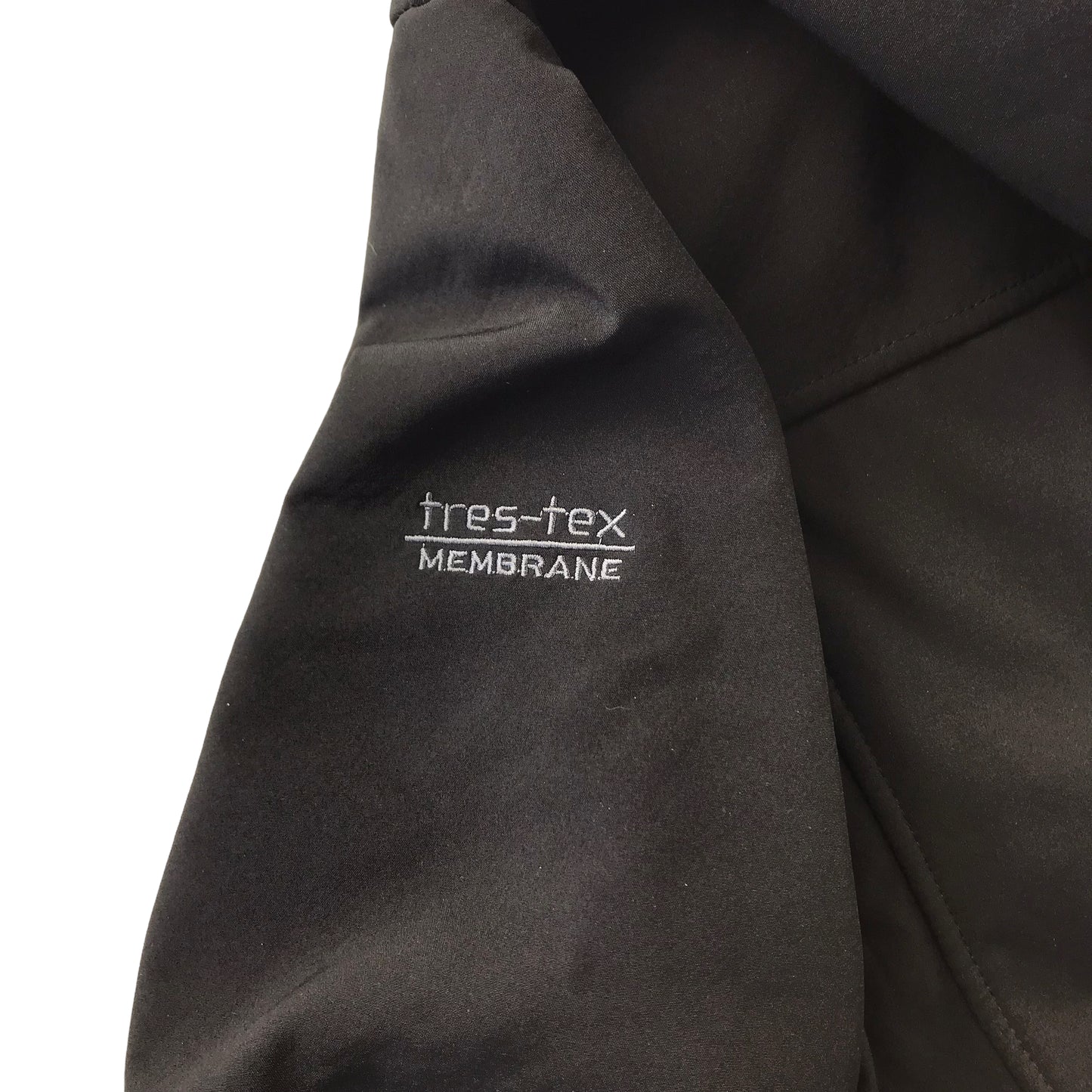 Trespass Jacket Size Women 10 Black Fleece Lined Windbreaker