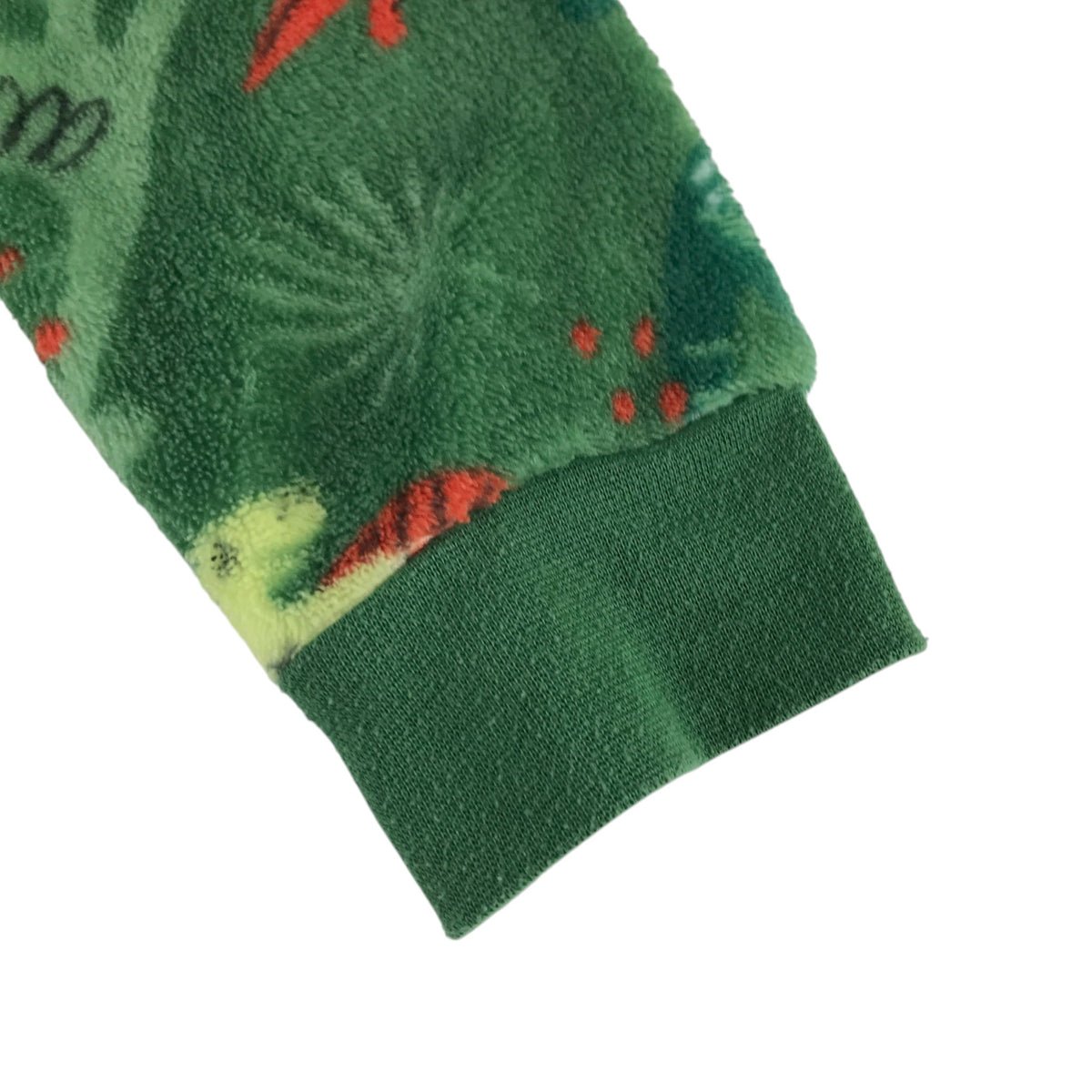 Kids Fun 5-6 years green fluffy pyjama set polyester