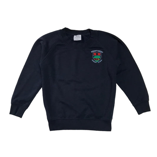 *Knightswood Primary navy crewneck sweatshirt