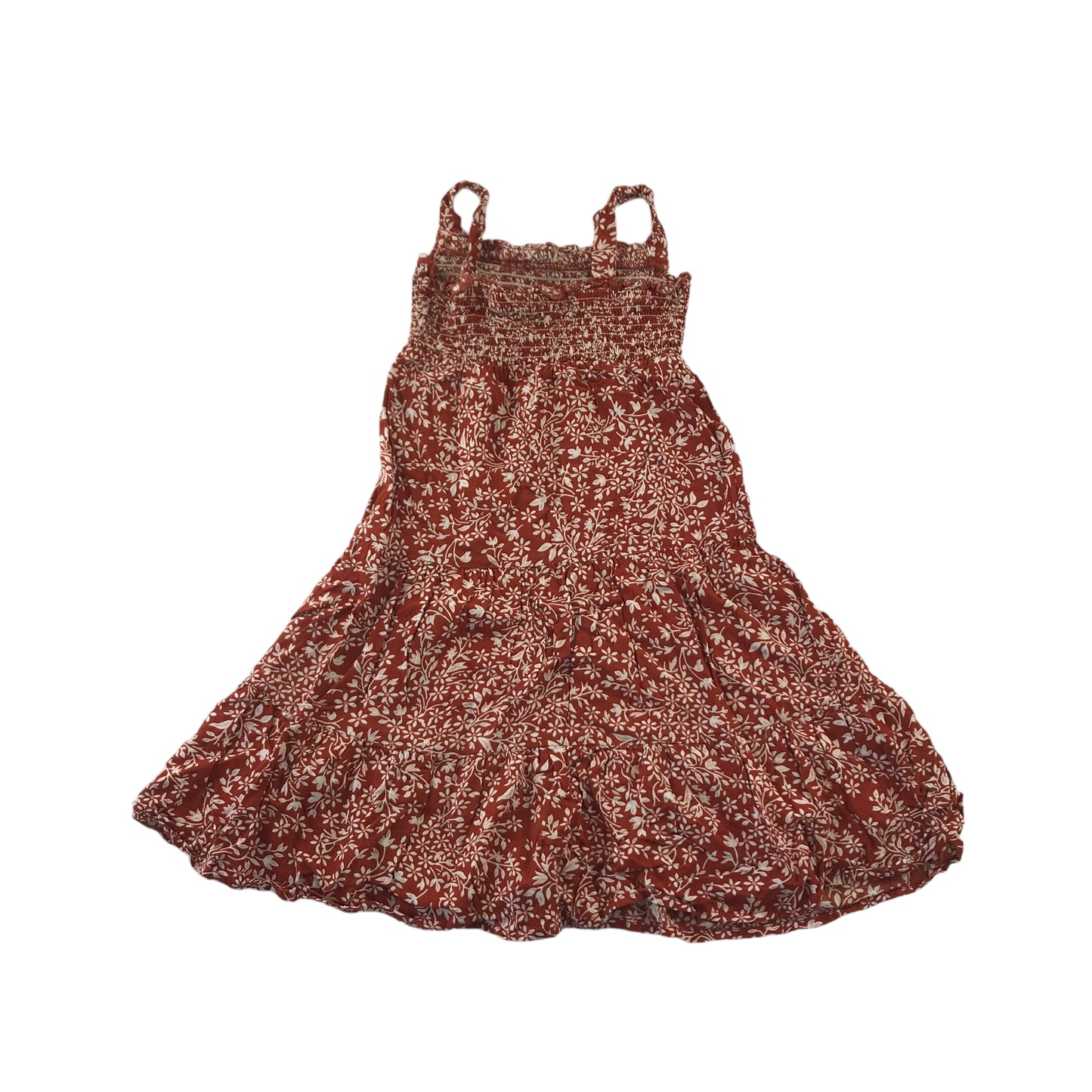 George Dress Age 4 Brown Floral Print Pattern