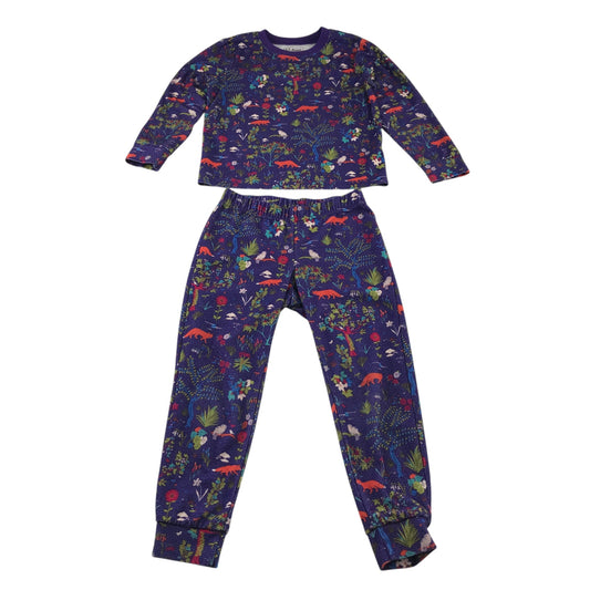 LL Bean 5-6 years purple pyjama set polyester
