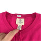 Land's End 12-13 years bright pink cardigan cotton