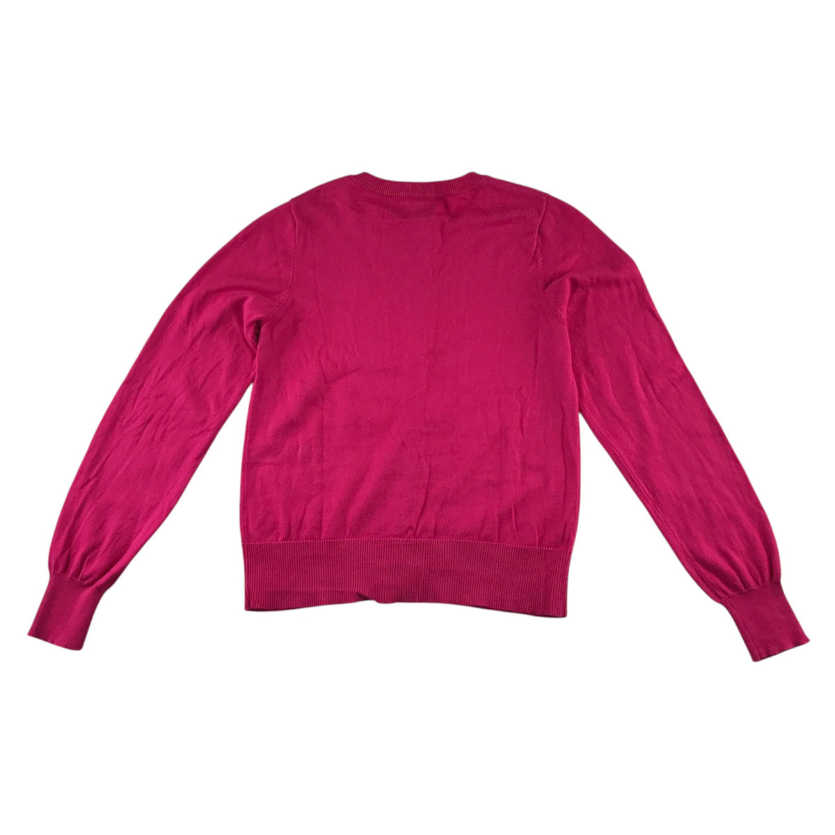 Land's End 12-13 years bright pink cardigan cotton