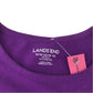 Lands End 11-12 years purple dress cotton elastane