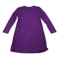 Lands End 11-12 years purple dress cotton elastane