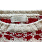 Leigh Tucker Willow 5-6 years red Irish Gaelic Christmas jumper acrylic polyester nylon