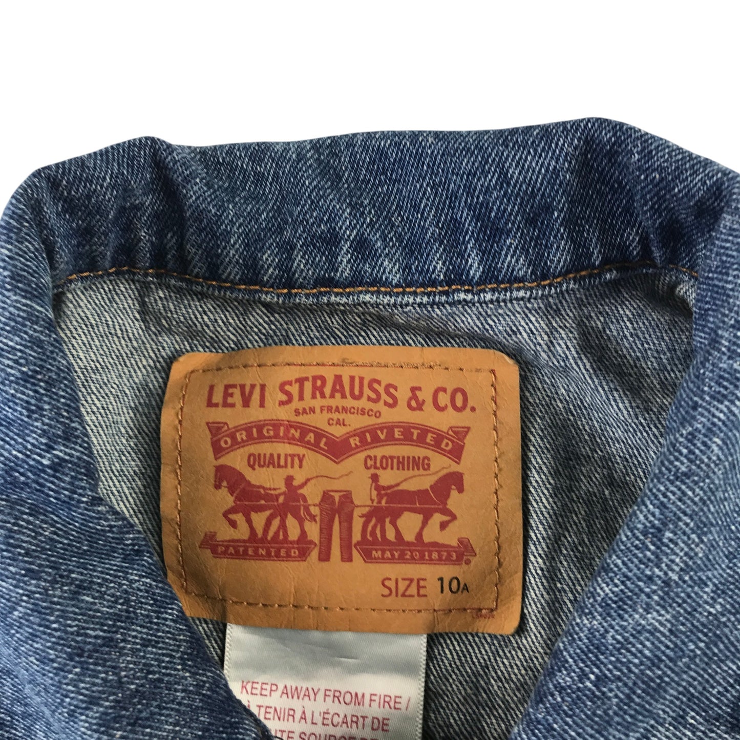 Levi's 9-10 years blue denim jacket