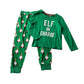 Lily & Dan 5-6 years green Christmas pyjama set cotton