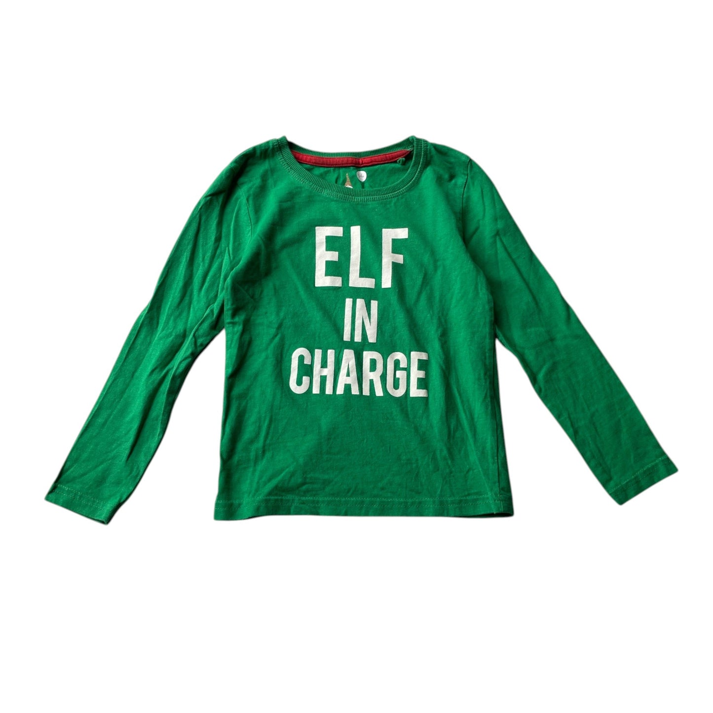 Lily & Dan 5-6 years green Christmas pyjama set cotton