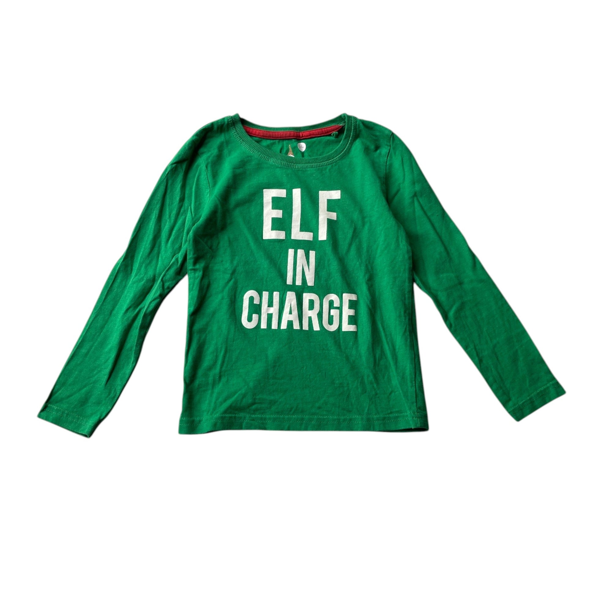 Lily & Dan 5-6 years green Christmas pyjama set cotton