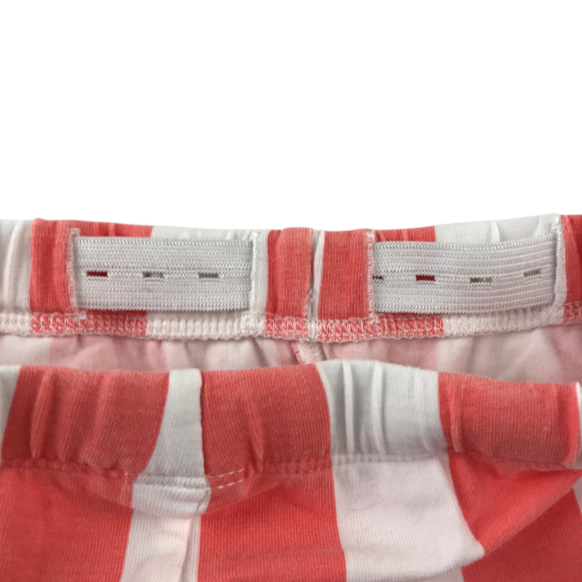 Lindex and Primark summer bundle 6-7 years burnt orange t-shirt and stripy shorts cotton elastane
