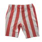 Lindex and Primark summer bundle 6-7 years burnt orange t-shirt and stripy shorts cotton elastane