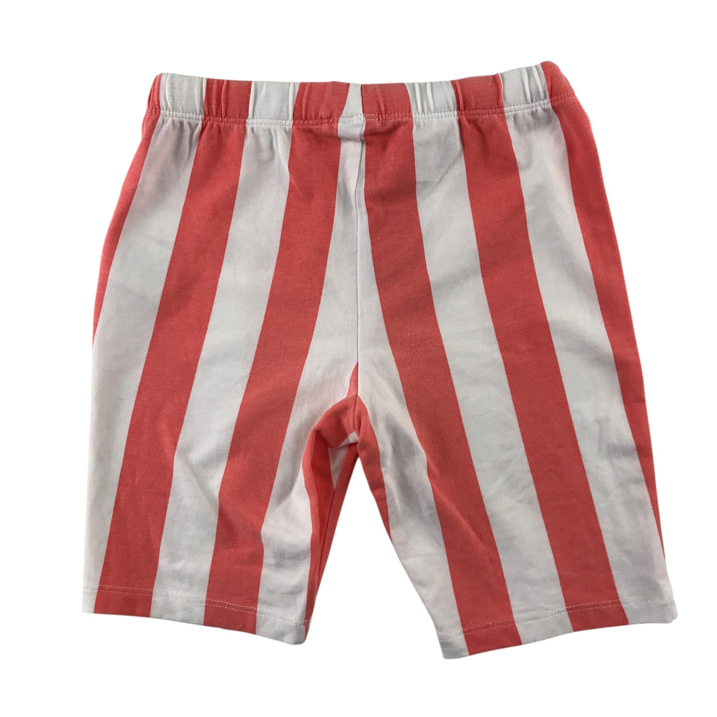 Lindex and Primark summer bundle 6-7 years burnt orange t-shirt and stripy shorts cotton elastane