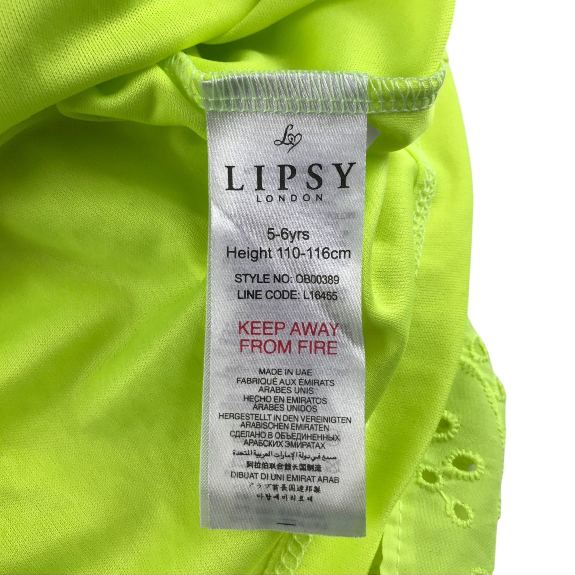 Preloved Lipsy dress for kids