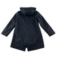 Lipsy London 7-8 years navy blue A-line raincoat polyurethane coated polyester