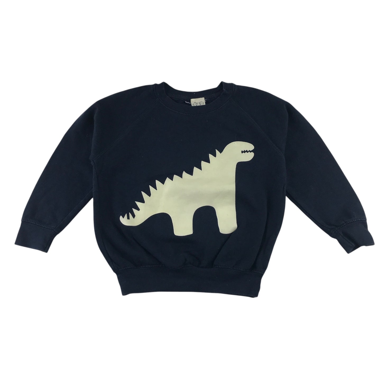 Little Mashers 5-6 years navy blue jumper cotton polyester