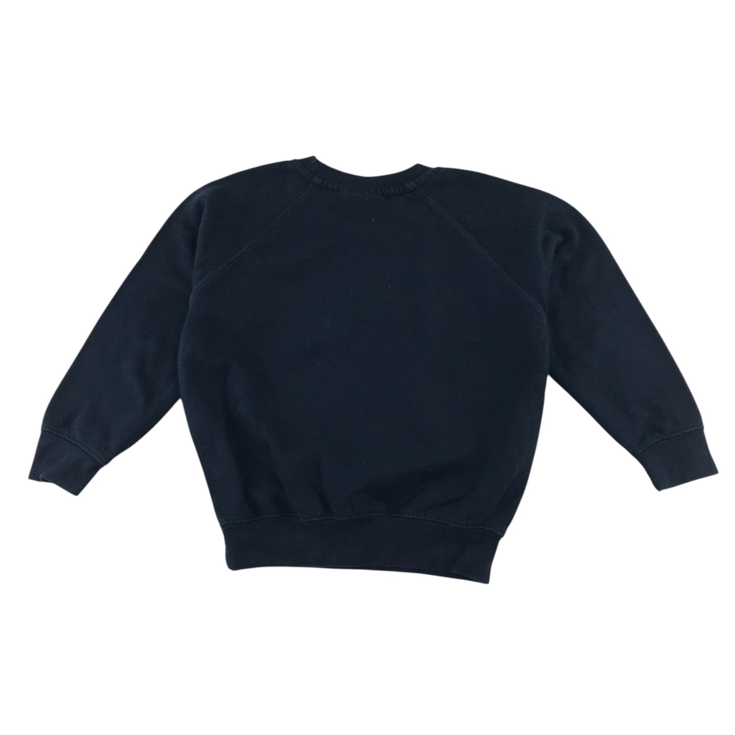Little Mashers 5-6 years navy blue jumper cotton polyester