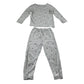 Little White Company 4-5 years grey festive pyjama set cotton elastane