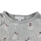 Little White Company 4-5 years grey festive pyjama set cotton elastane