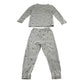Little White Company 4-5 years grey festive pyjama set cotton elastane