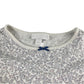 Little White Company 4-5 years grey floral pyjama set cotton