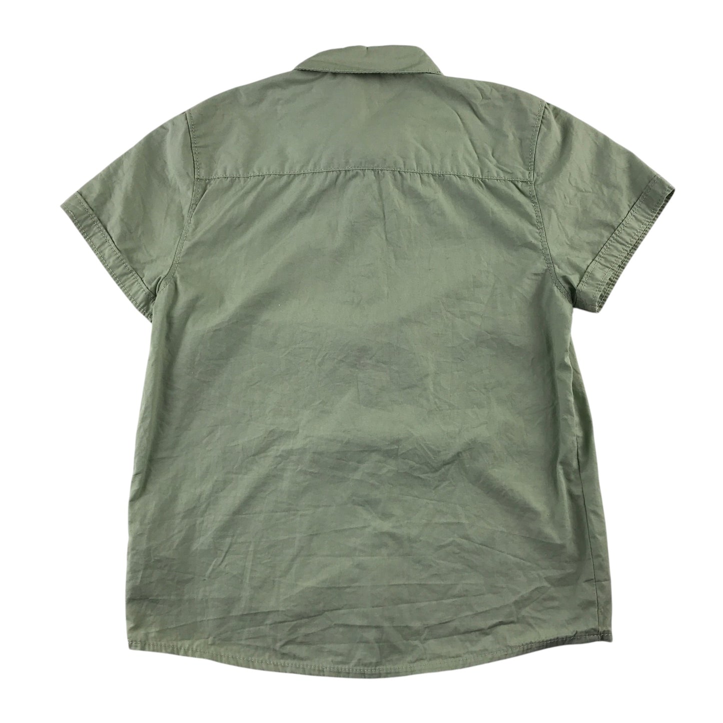 Little Kids and George summer bundle 8-9 years khaki shirt and grey shorts cotton polyester