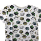 Nutmeg T-Shirt 9-10 Years White Minecraft Bad Mobs and Ores Graphic Tee Cotton